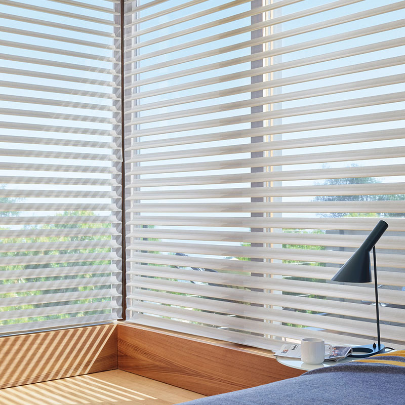 In-home design consultation for window treatments.